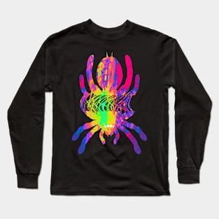 Tarantula Silhouette V23 (Tie Dye) Long Sleeve T-Shirt